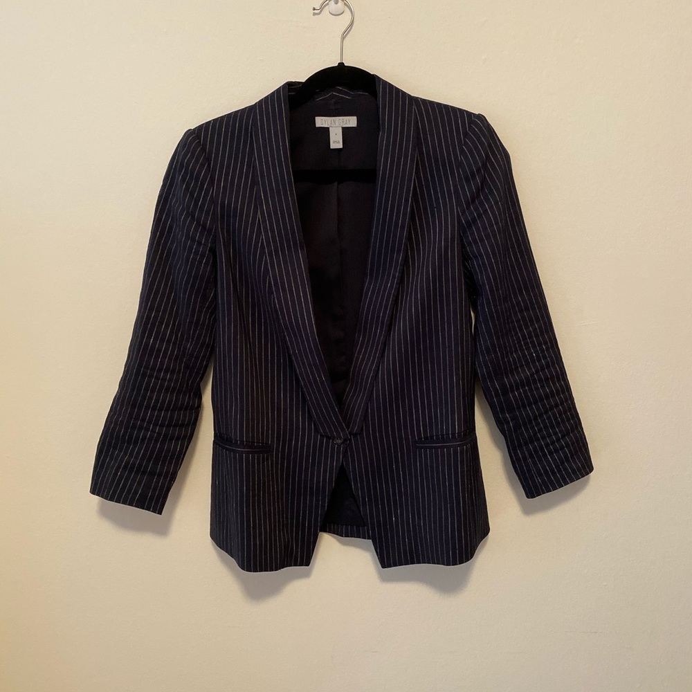 Classic Pinstripe Blazer
